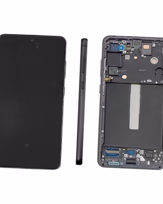 Display OLED Samsung S21 5G con frame nero nuovo