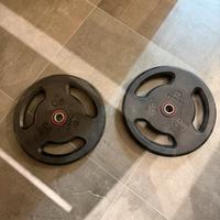 Dischi gommati per bilanciere 20kg