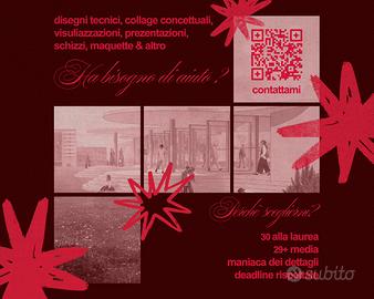 Supporto per progetti di Design e Architettura