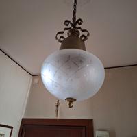 n' 2  Lampadari  a sospensione vintage