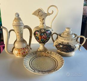 Vasi vintage decorati a mano