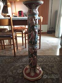 colonna porcellana capodimonte