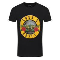 Guns n roses: t-shirt logo - Uomo Nero L (100% Cot