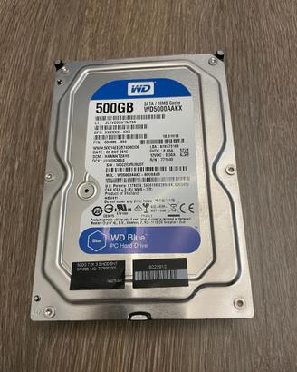 Hard disk Western digital 500 gb sata 3.5