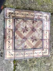 Cementine,decoro anni 40/50',formato20x20cm