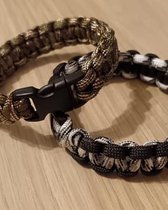 Bracciali in paracord