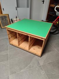 mobile porta giocattoli con rotelle 