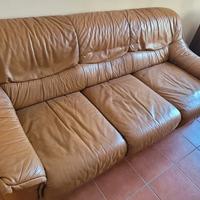 salotto completo pelle Doimo