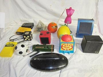 Radioline pubblicitarie vintage, lotto 45 pezzi