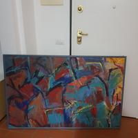 quadro con cornice in legno 