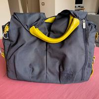 BORSA cambio della Lassig colore denim  e gialla