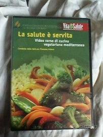 DVD "Corso di CUCINA vegetariana mediterr." + reg.