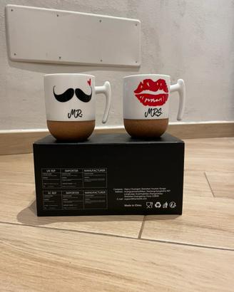 Love-KANKEI Mr e Mrs Tazzine Caffè Tazze NUOVE