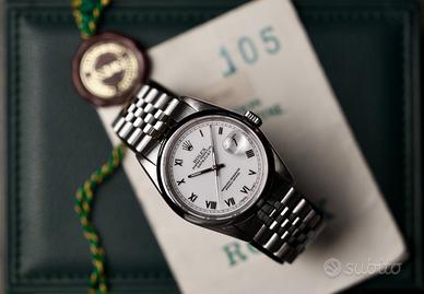 Rolex Datejust Ref. 16200 White Dial Full Set