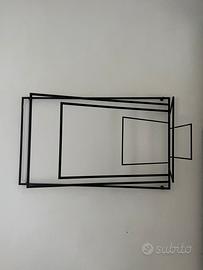 Attaccapanni decorativo da parete design Frame