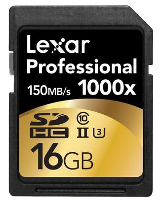 Kit 3 SD CARD LEXAR PROFESSIONALI 16GB E 32 GB