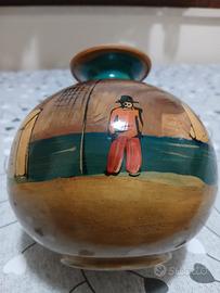 vaso in terracotta smaltato