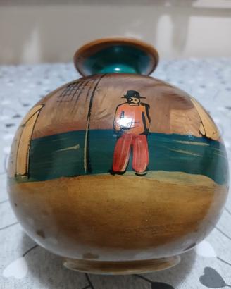 vaso in terracotta smaltato