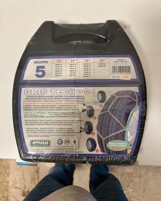 CATENE DA NEVE gruppo 5 – Maglia Compatta 9 mm