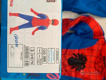 vestito carnevale spiderman