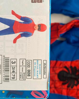 vestito carnevale spiderman
