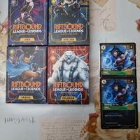 Riftbound 4 Trial Deck + 2 Ahri Alluring Launch Ex