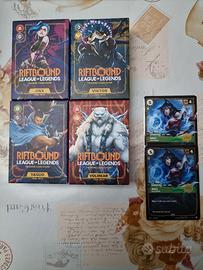 Riftbound 4 Trial Deck + 2 Ahri Alluring Launch Ex