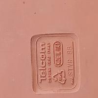 Vaso Telcom in resina + sottovaso