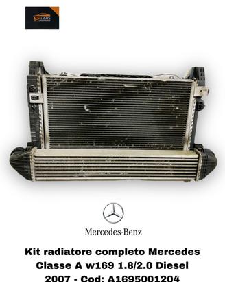 KIT RADIATORI MERCEDES Classe A W169 3° Serie A16