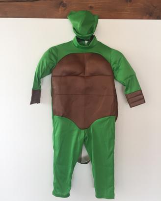 Vestito carnevale tartaruga 4/5 anni