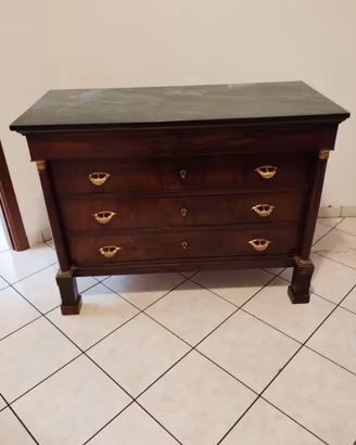 Cassettiera primi Ottocento stile impero
