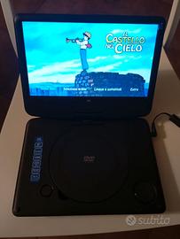 Lettore DVD portatile + cuffie