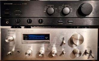 Amplificatori vintage Pioneer A-333 e SA-508  			