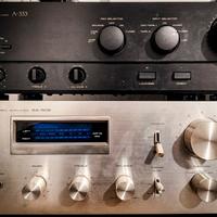 Amplificatori vintage Pioneer A-333 e SA-508