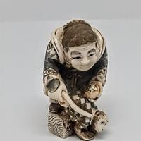 antico netsuke giapponese  meiji