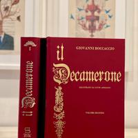 Il Decamerone-Boccaccio(2 Volumi) edizione pregio