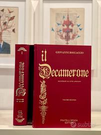 Il Decamerone-Boccaccio(2 Volumi) edizione pregio