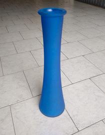 Vaso vetro colore bleu