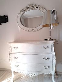 Trittico bianco camera da letto piano in marmo