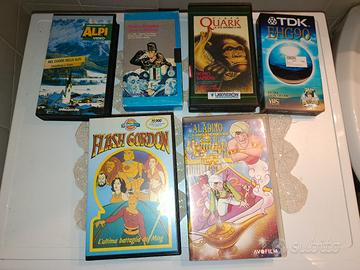 Lotto Vhs Videocassette Varie + Omaggio Nuova Vhs
