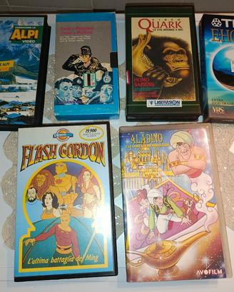 Lotto Vhs Videocassette Varie + Omaggio Nuova Vhs
