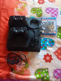 playstation 4 con 2 pad e gioco