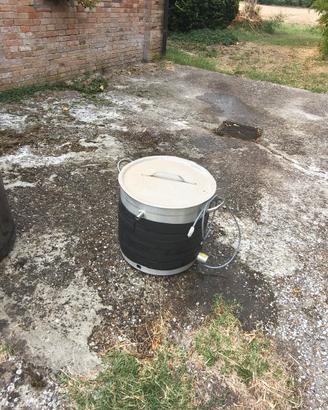 pentola in alluminio 60 l per ammostamento birra