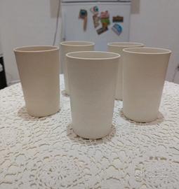 5 bicchieri Tupperware 