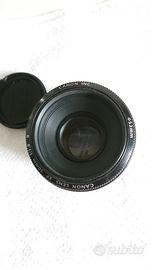 obiettivo Canon 50 mm f1.8 II