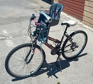 Bici Atala Sunrise 4fun con seggiolino bimbo