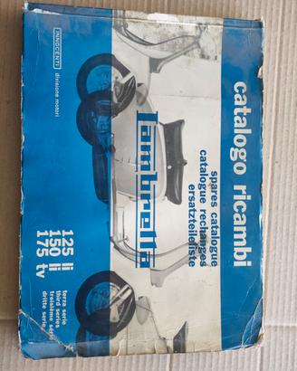 CATALOGO RICAMBI LAMBRETTA 1962