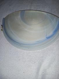 Applique a muro in alabastro blu