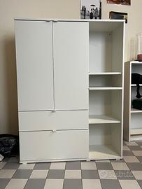 Mobile IKEA con armadio e libreria