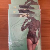 Otto collant OMSA  20 taglia 3 M fumo